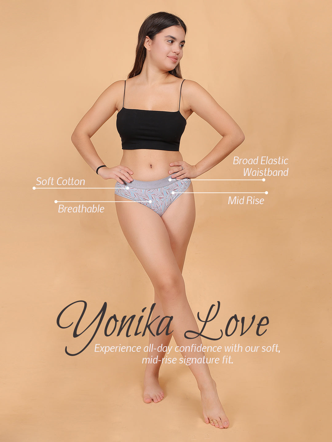 Yonika Mix Printed Panties – Pack of 3 | Love & Komal