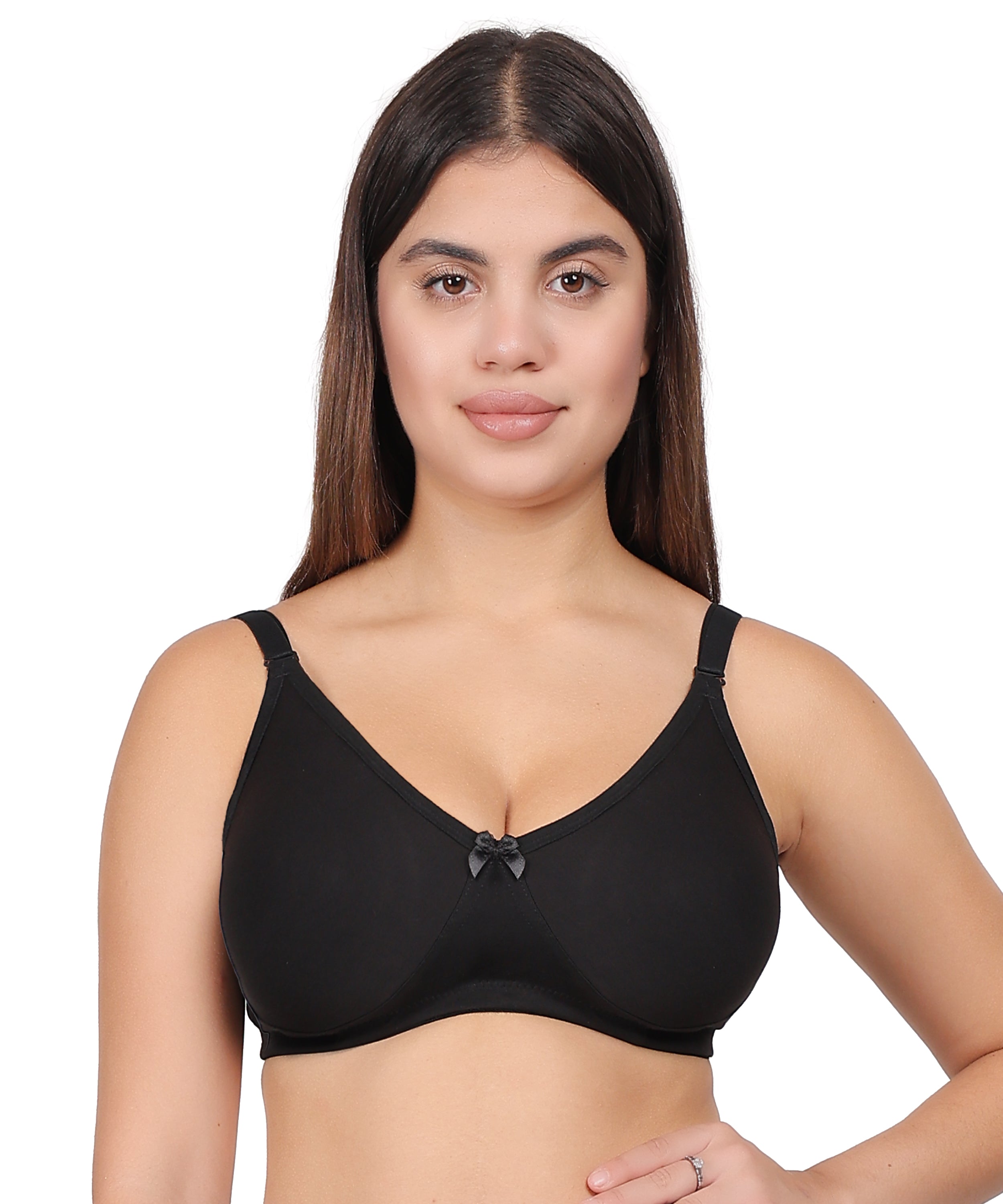 Everyday Essential Duo Bra Pack of 2 – Black & Beige (Non-Padded)