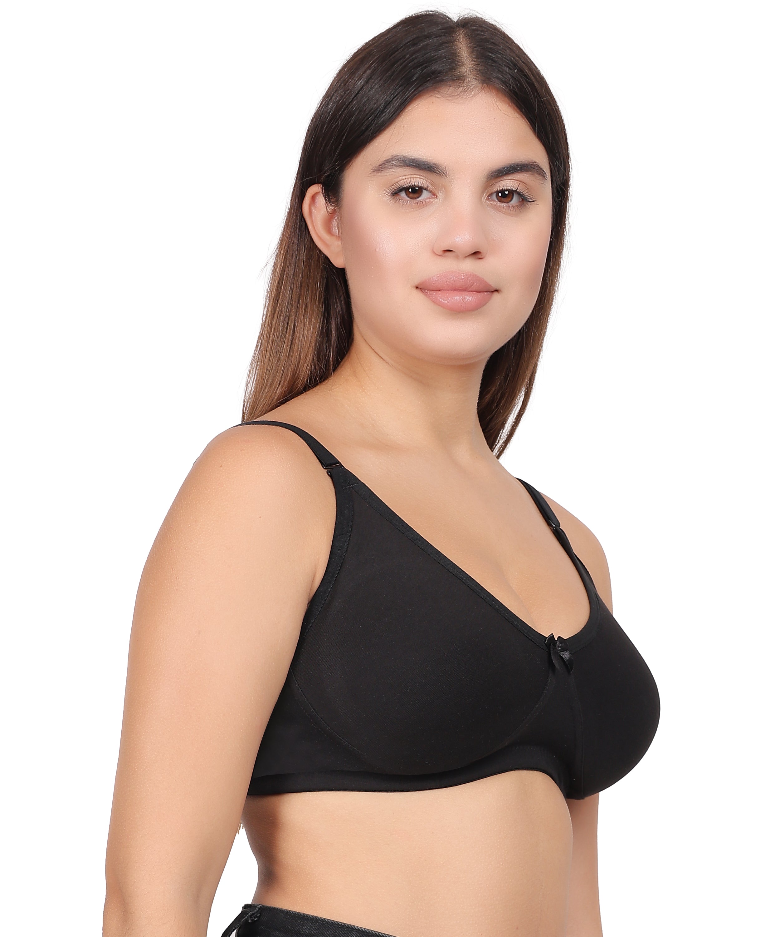 Everyday Essential Duo Bra Pack of 2 – Black & Beige (Non-Padded)