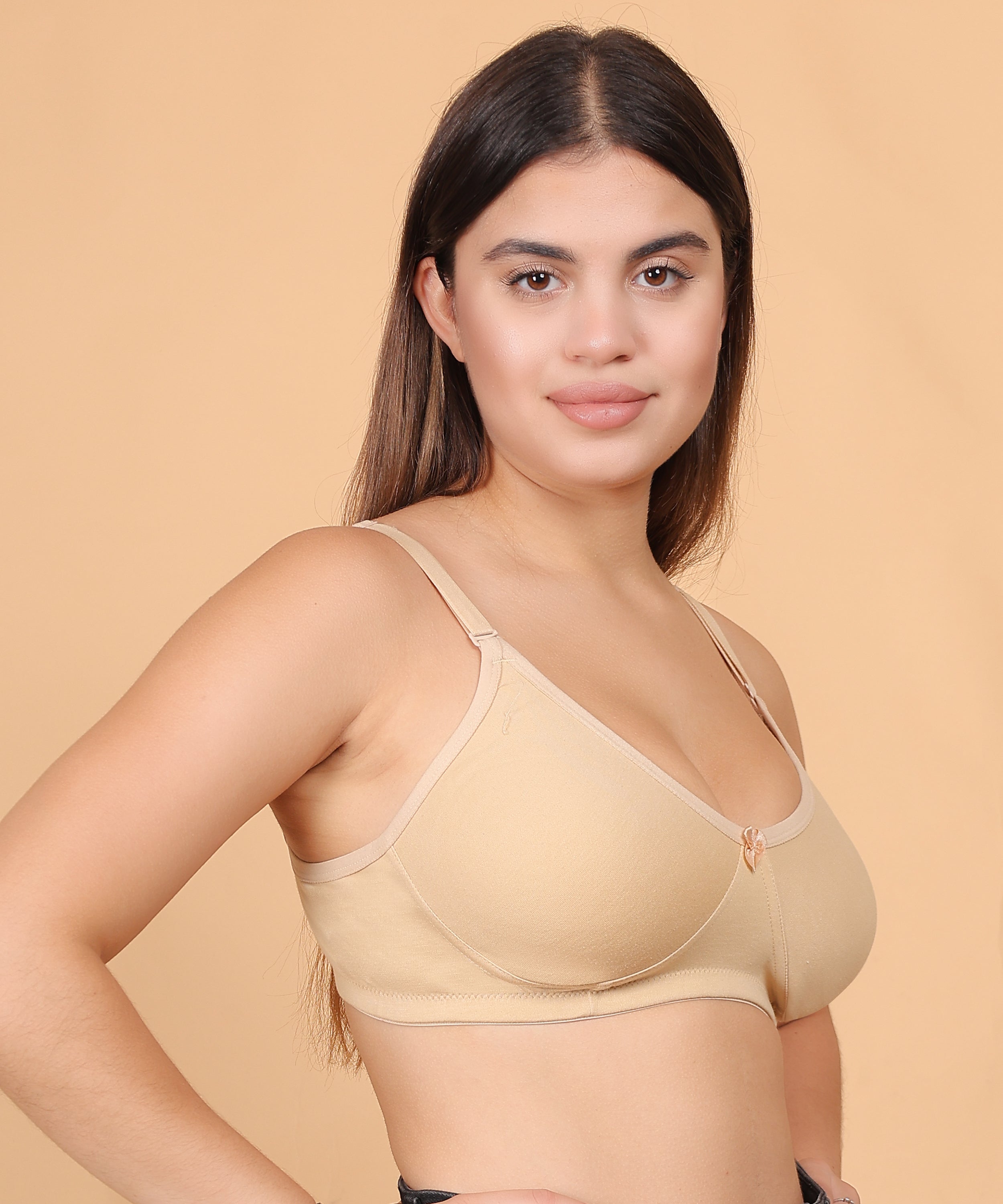 Everyday Essential Duo Bra Pack of 2 – Black & Beige (Non-Padded)
