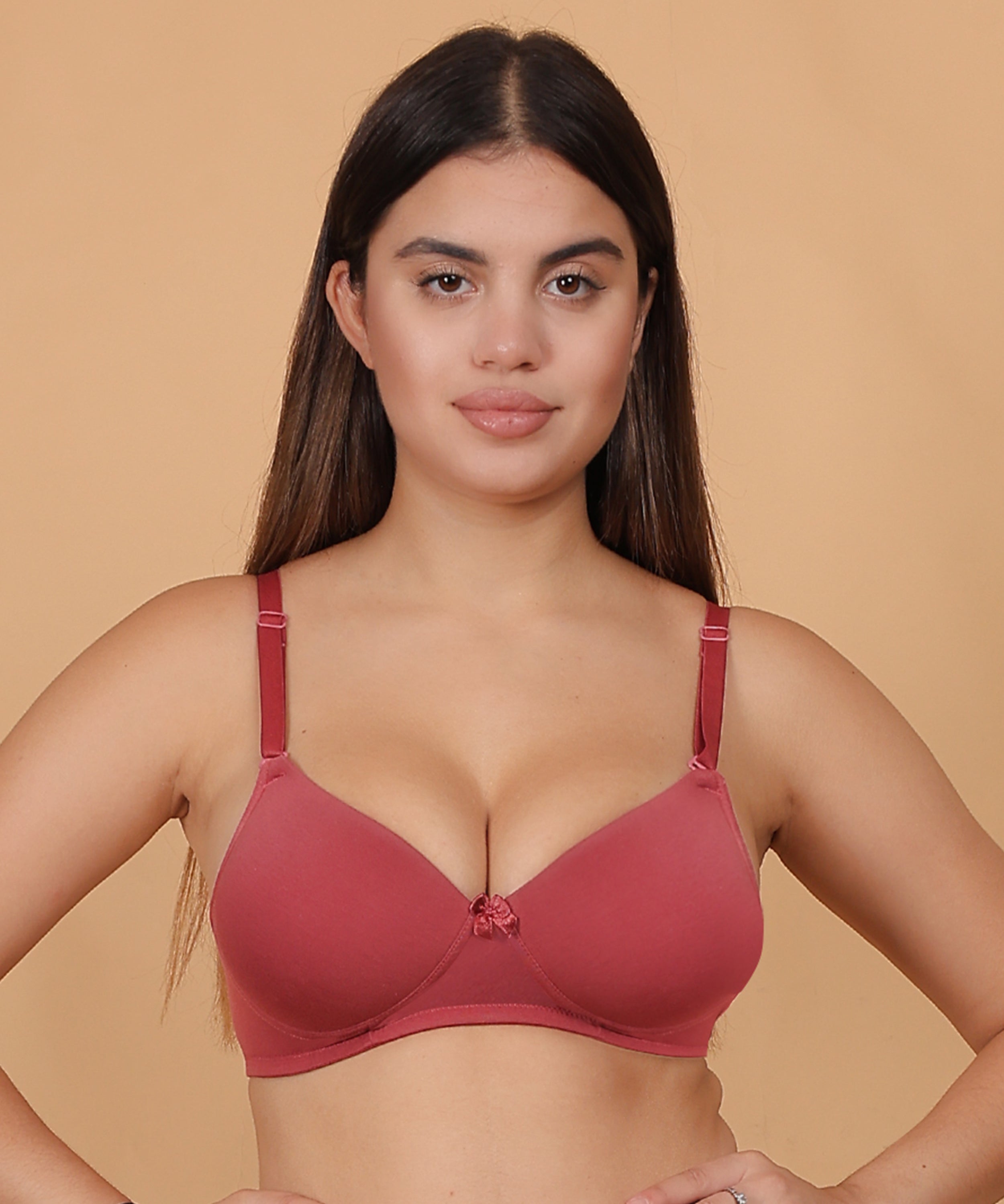 Cholivaa Raaga Padded Bra - Maroon – Effortless Lift, Everyday Comfort