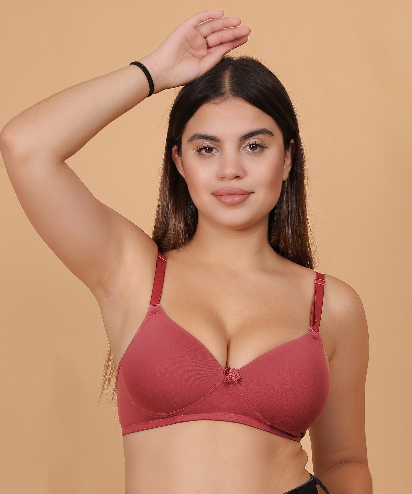 Cholivaa Raaga Padded Bra - Maroon – Effortless Lift, Everyday Comfort
