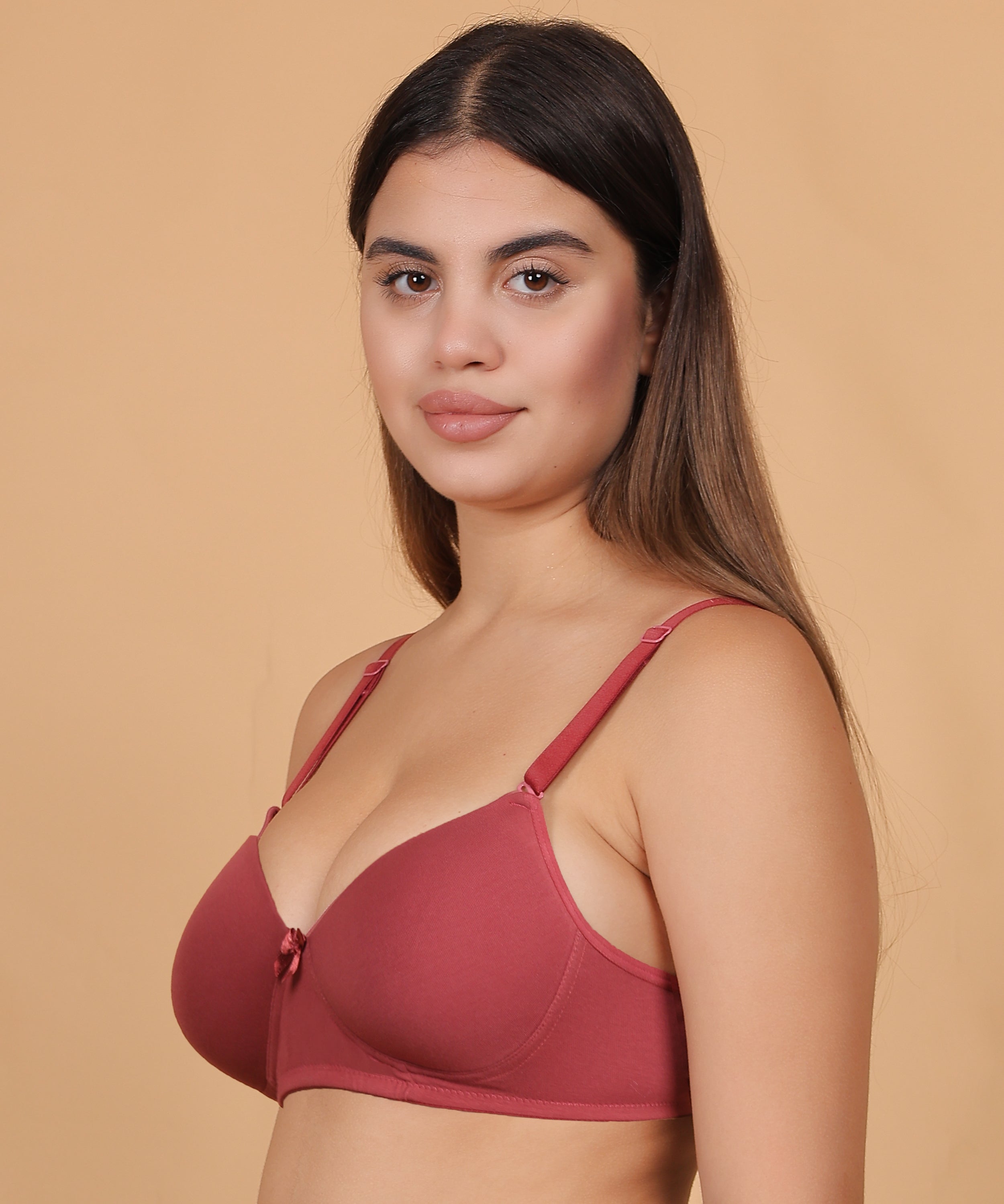 Cholivaa Raaga Padded Bra - Maroon – Effortless Lift, Everyday Comfort