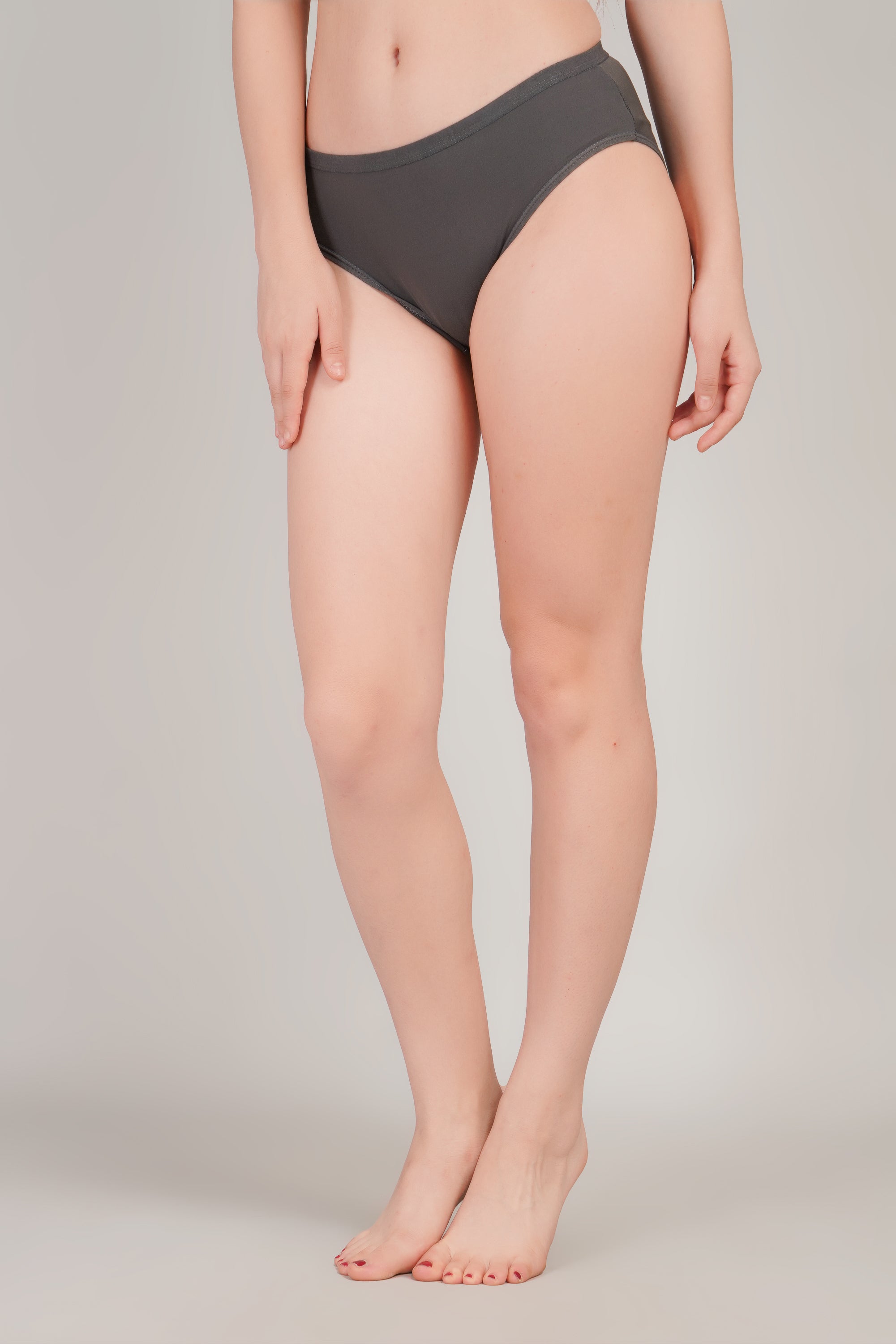 Yonika Komal Solid Panty – Grey - Everyday Comfort in Style