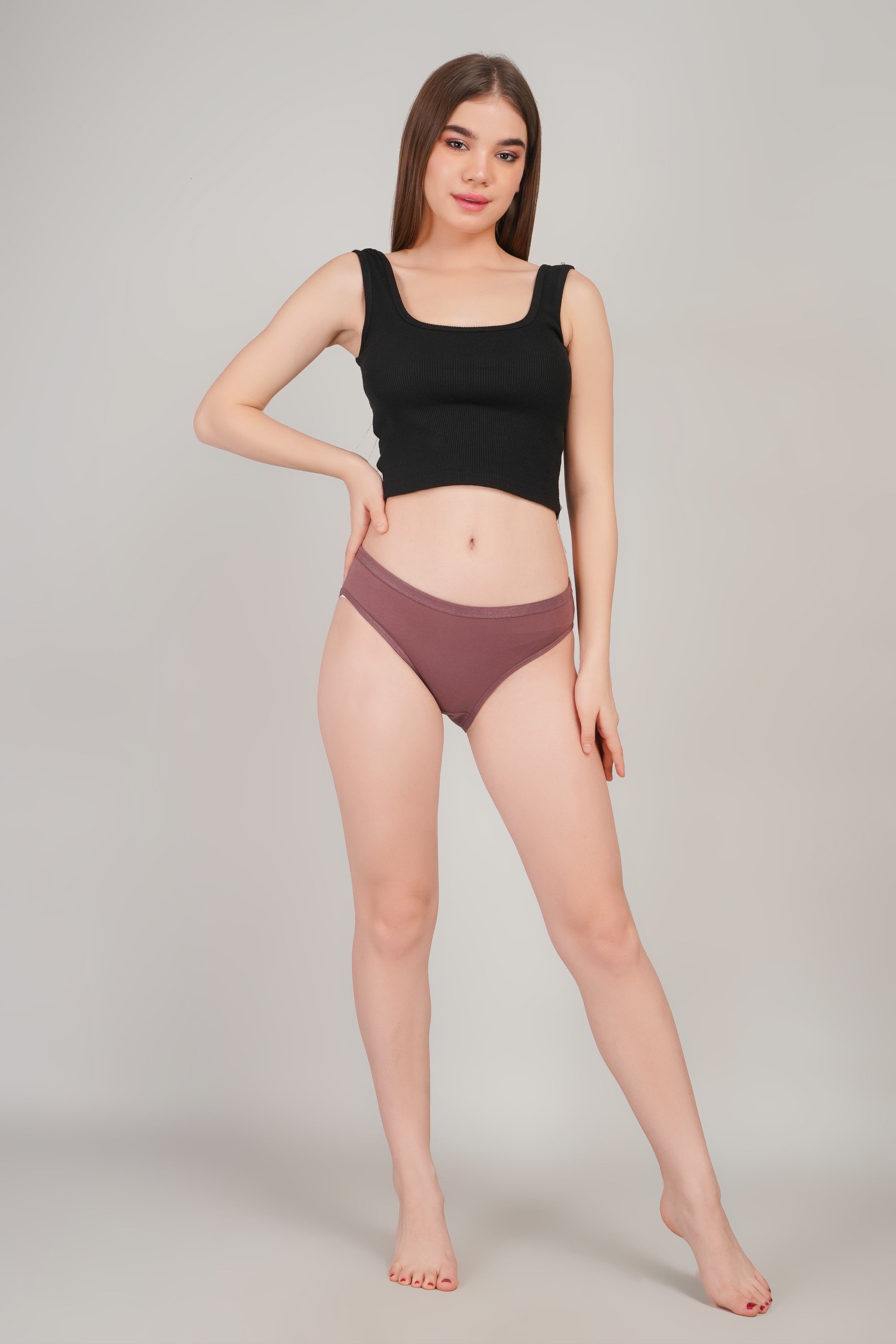 Yonika Komal Solid Lycra Panties | Pack of 3 | Soft Stretch Everyday Comfort