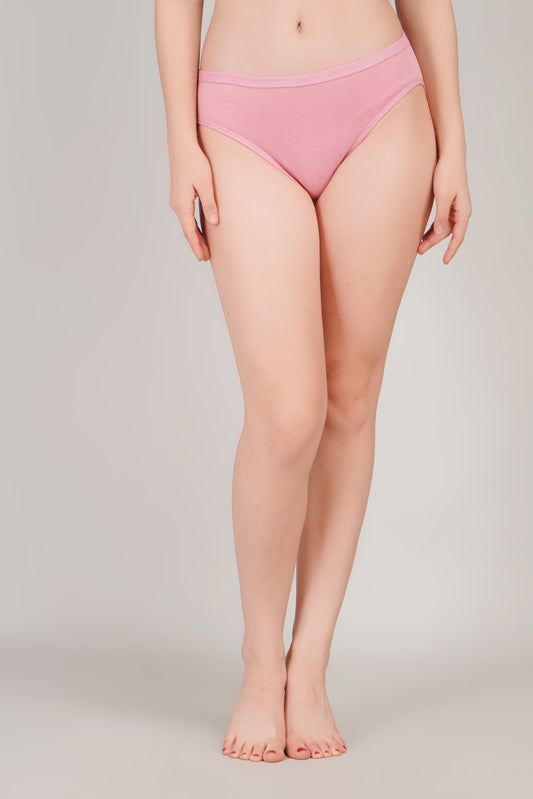 Yonika Komal Solid Panty – Blush Pink - Everyday Comfort in Style
