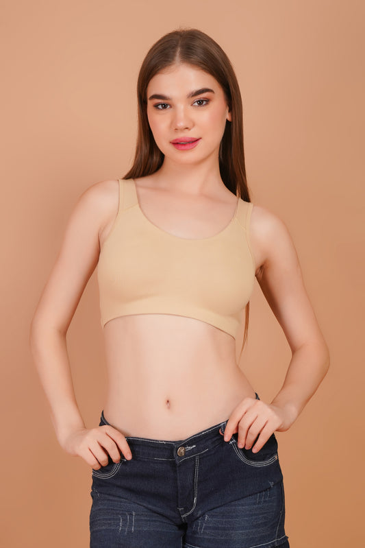 Elevate Sports Bra - Beige