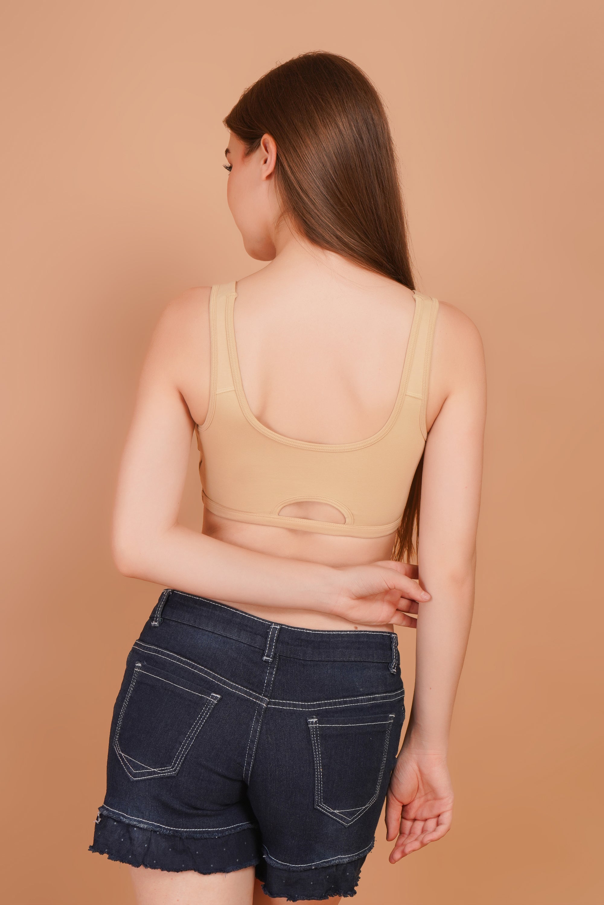 Sports Bra Pack of 3 | Beige, Navy Blue & Grey