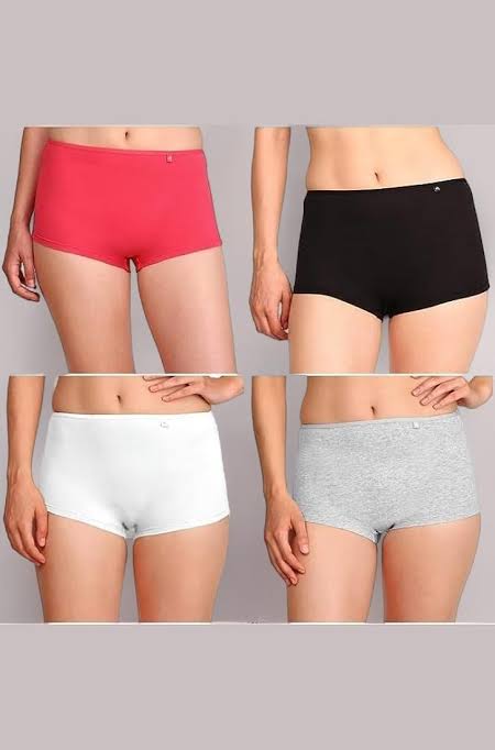 INTIMORA Premium Comfort Boy Shorts Pack of 3 – Soft Stretch Full Coverage Boyshort Panties for Women
