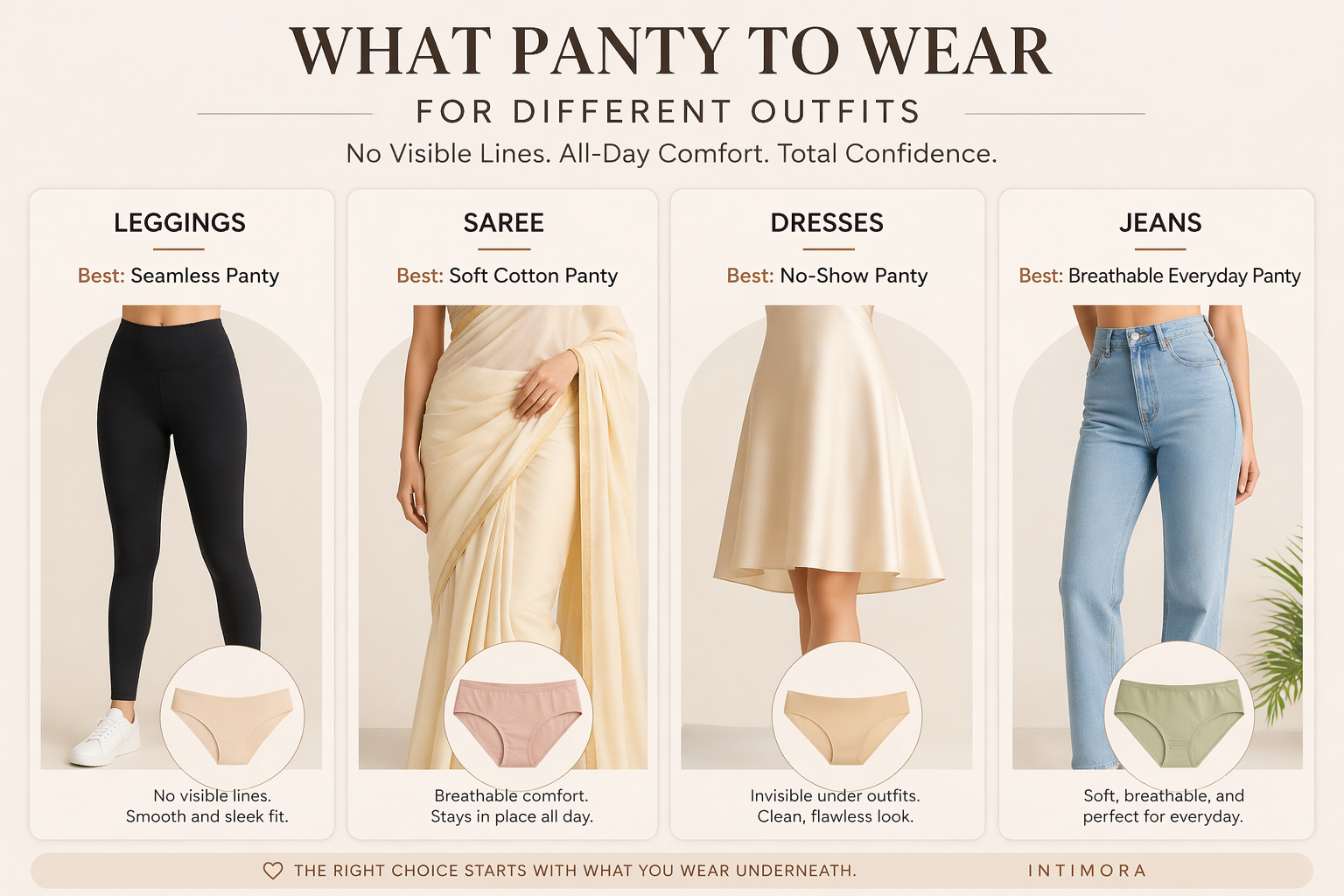 Best Panty Types for Different Outfits (No Visible Lines Guide)