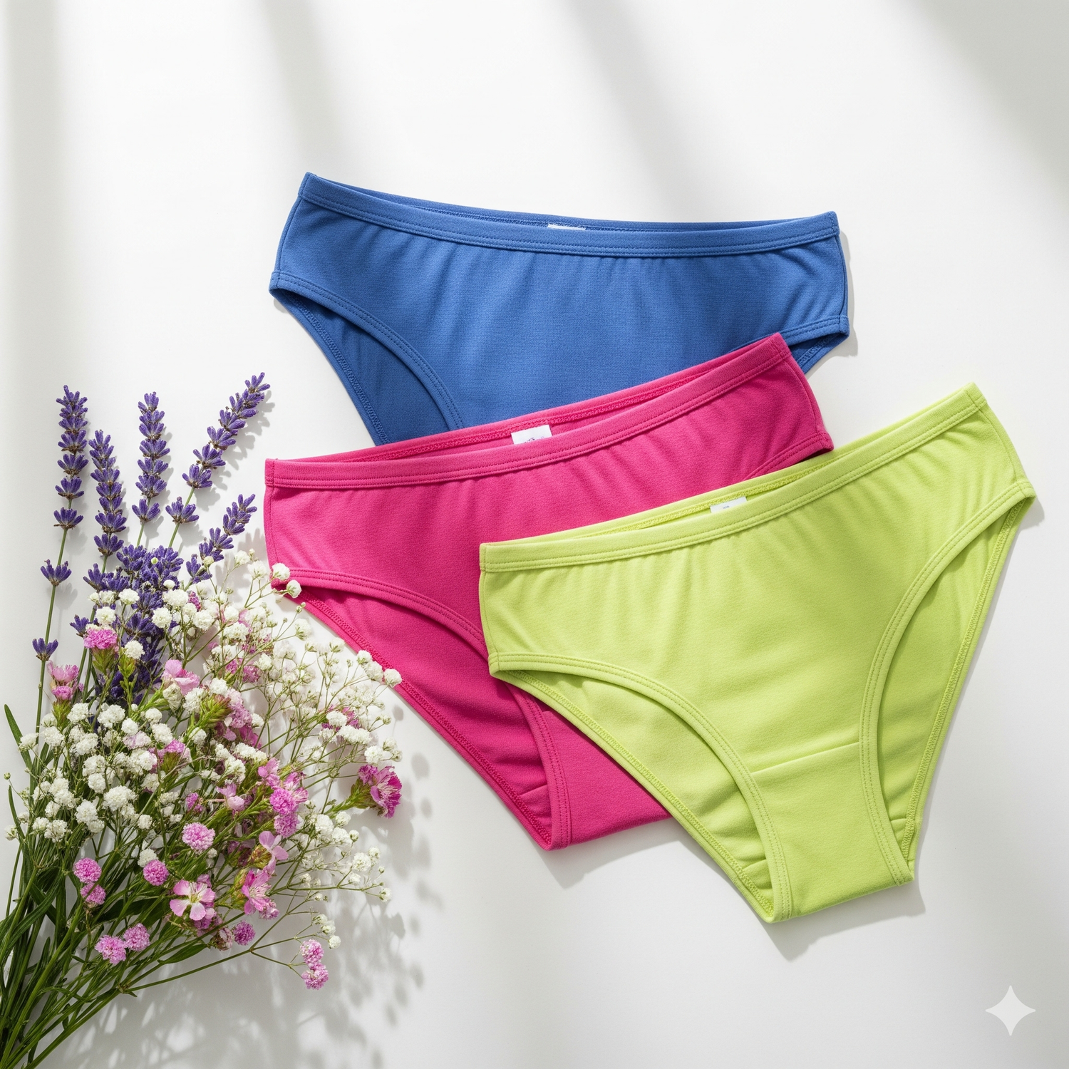 Pack of 3 - Yonika Komal Solid Panties