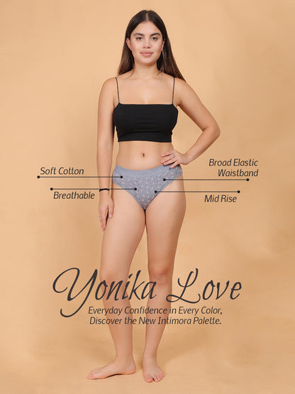 INTIMORA Yonika 7 Days Premium Panty Collection – Seamless, Cotton, Lycra &amp; Interlock Comfort Pack