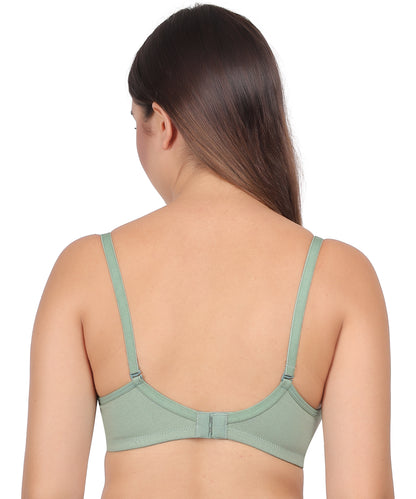Cholivaa Raaga Padded Bra - Sea Green – Effortless Lift, Everyday Comfort