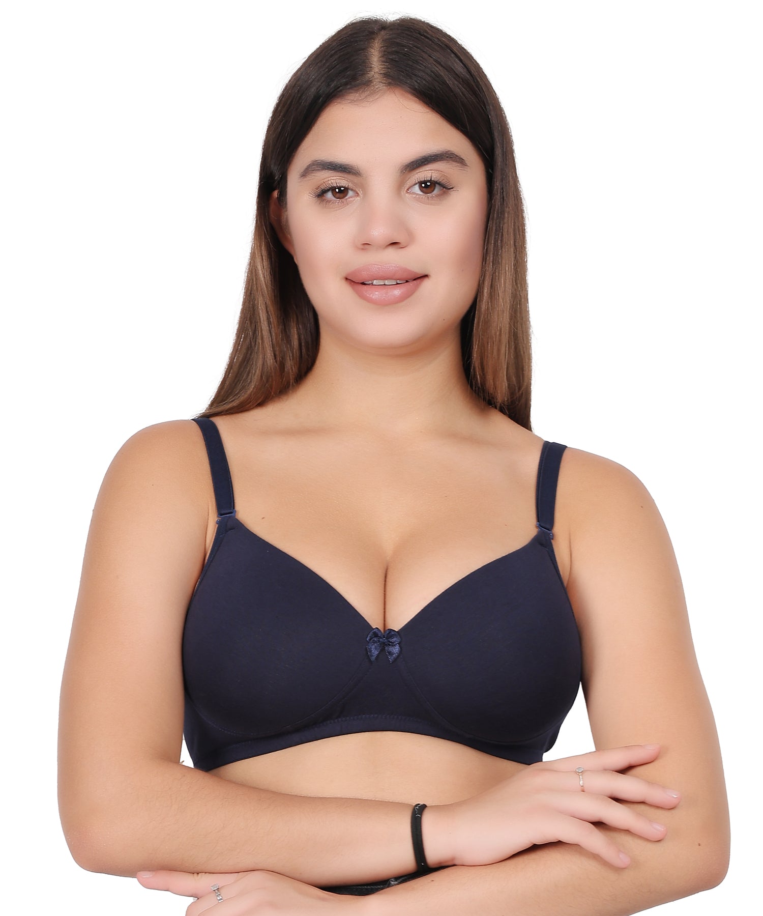 Cholivaa Raaga Padded Bra - Navy Blue – Effortless Lift, Everyday Comfort