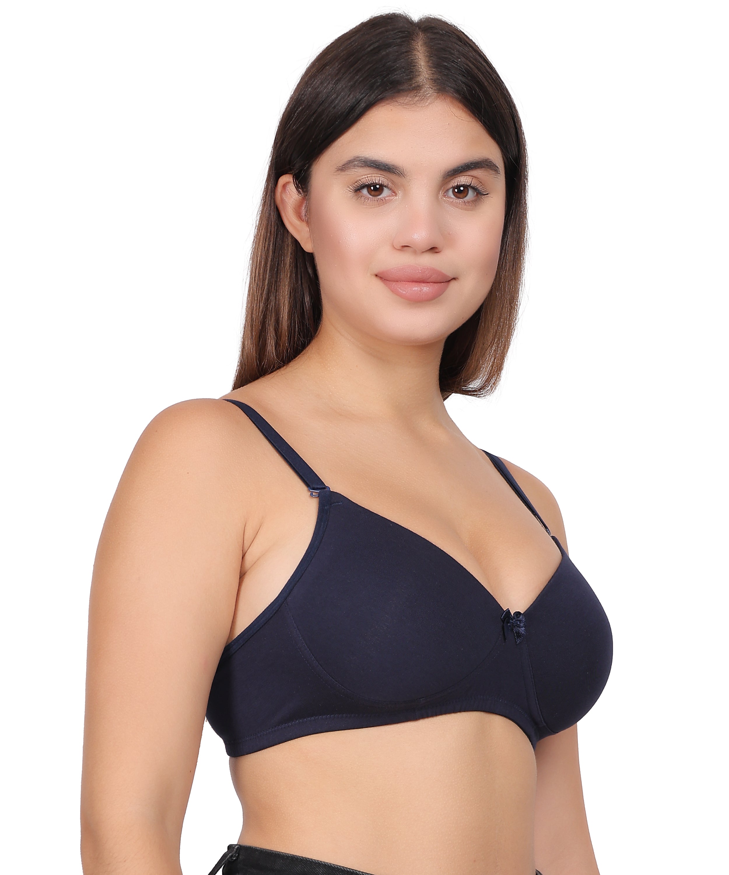 Cholivaa Raaga Padded Bra - Navy Blue – Effortless Lift, Everyday Comfort