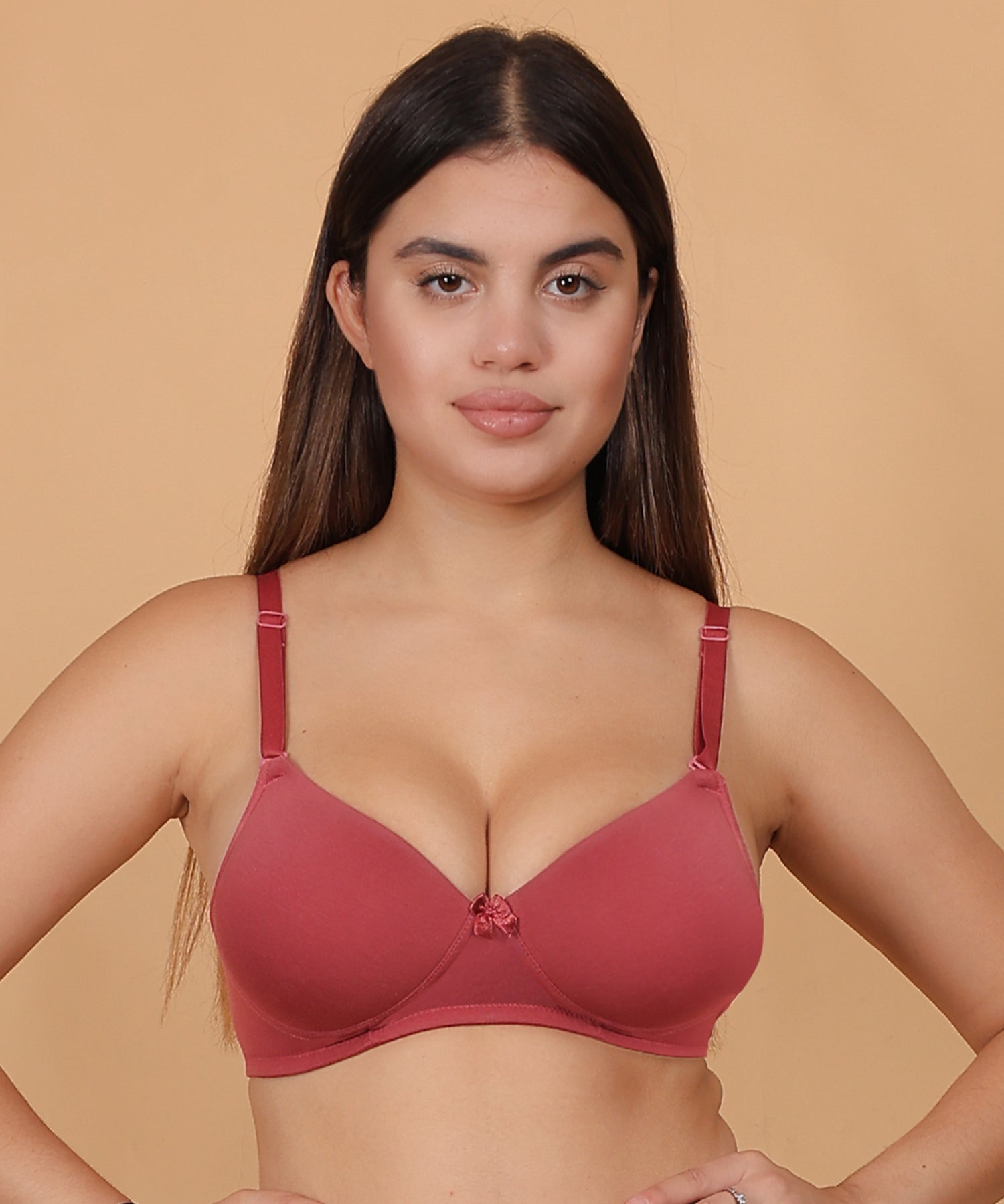 Cholivaa Raaga Padded Bra - Maroon – Effortless Lift, Everyday Comfort
