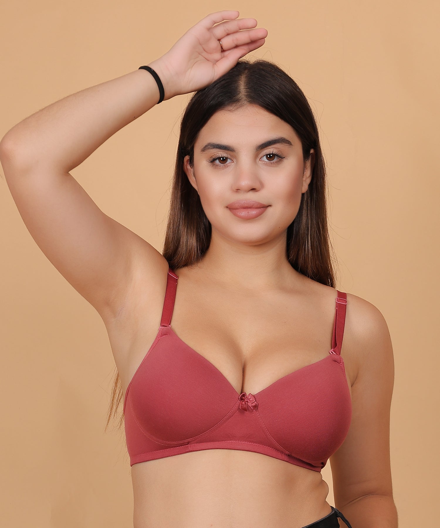 Cholivaa Raaga Padded Bra - Maroon – Effortless Lift, Everyday Comfort