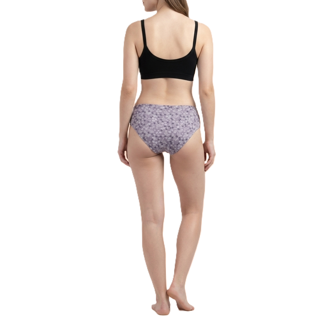 INTIMORA Comfort Variety Panties Pack of 5 – Printed Cotton, Lycra &amp; Interlock Panties (Assorted Colors &amp; Prints)