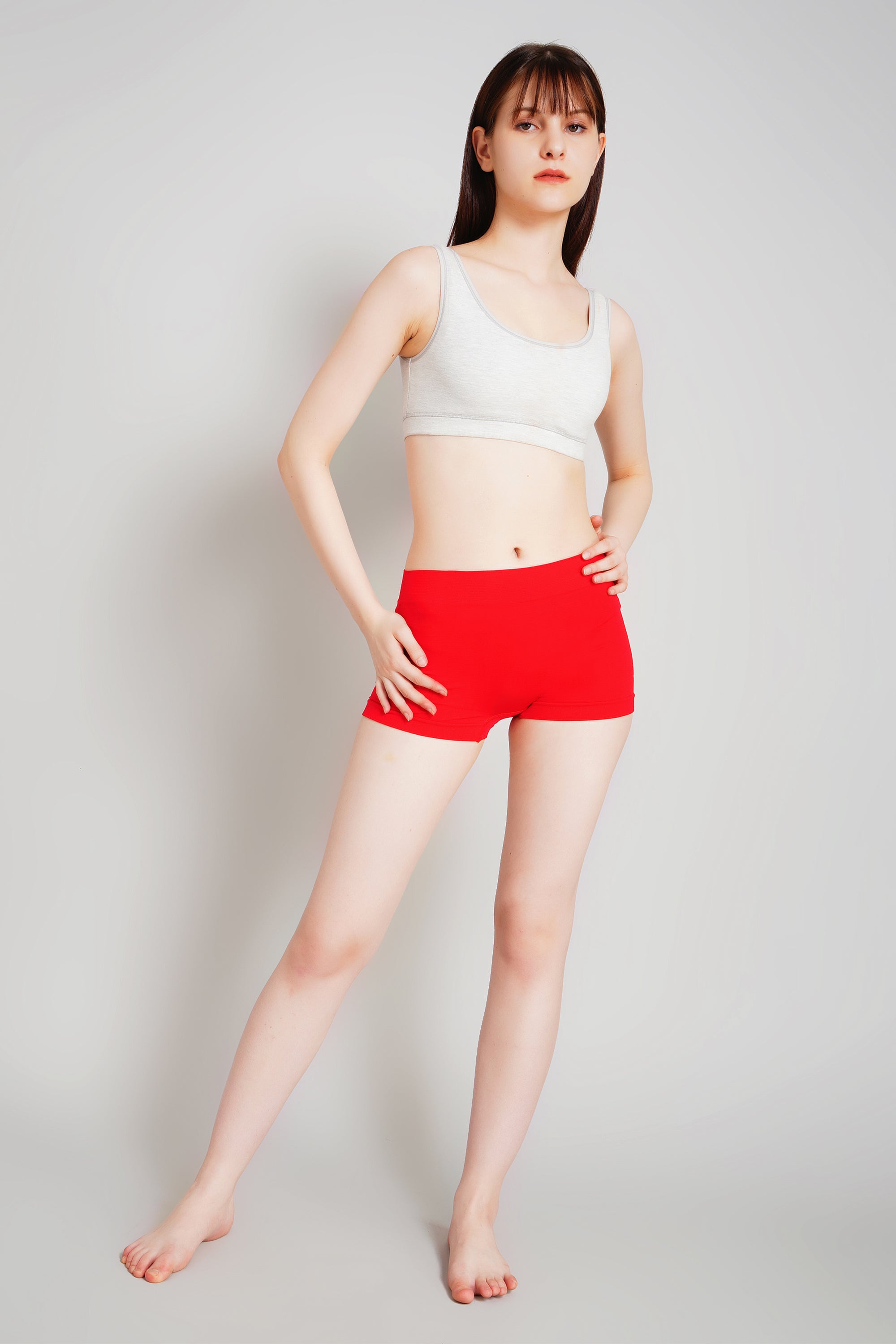 INTIMORA Premium Comfort Boy Shorts Pack of 3 – Soft Stretch Full Coverage Boyshort Panties for Women