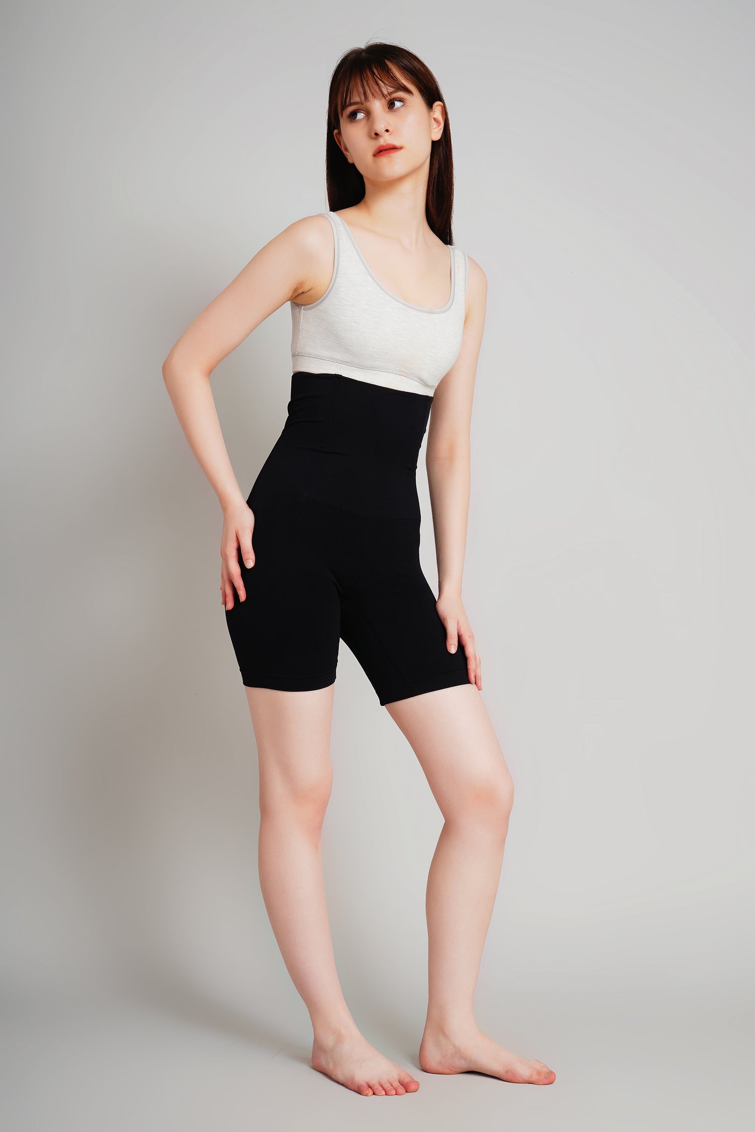 KAINISHA Curve+ Premium Plus Size Shapewear Shorts for Women – High Waist Comfort Support