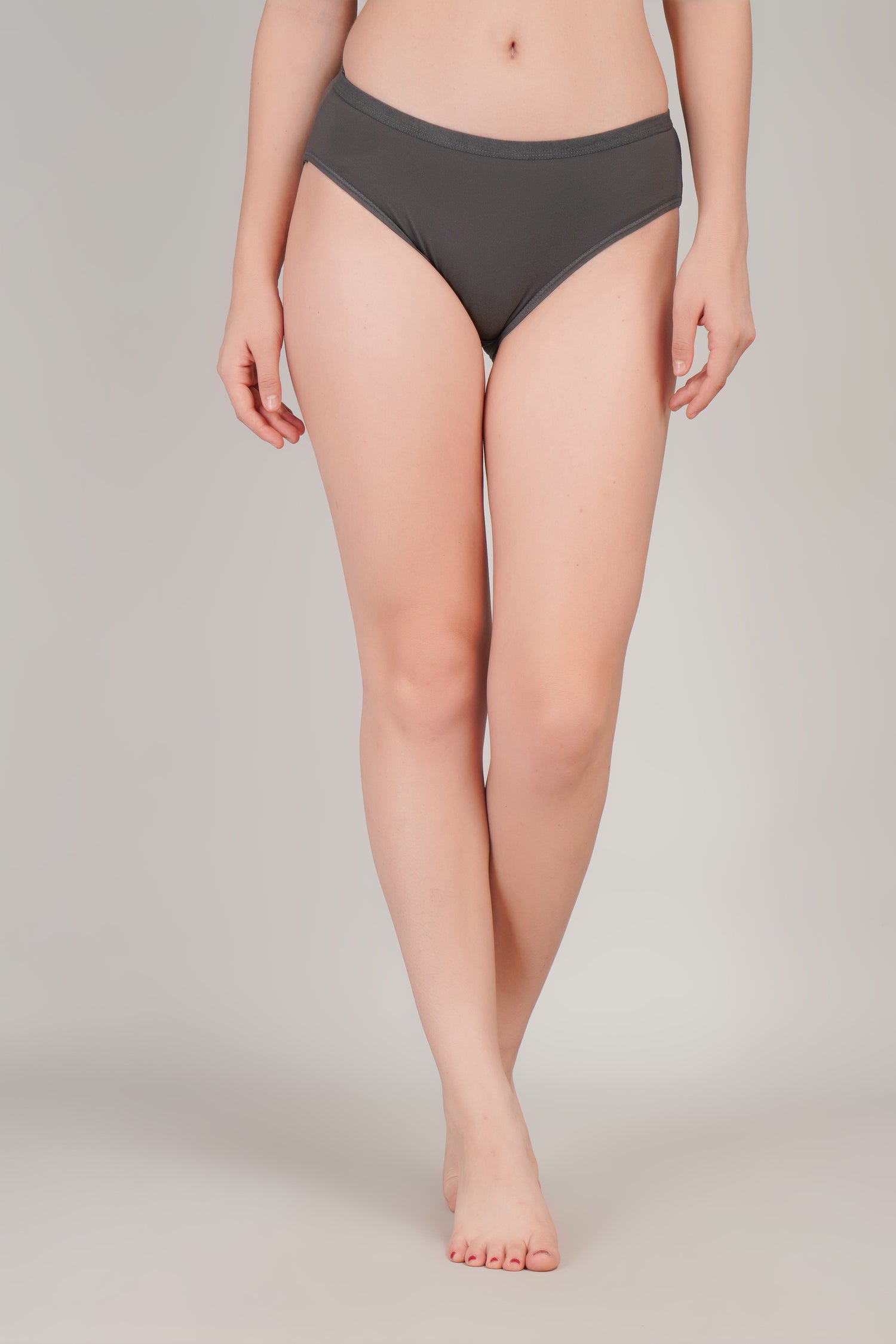 Yonika Komal Solid Panty – Grey - Everyday Comfort in Style
