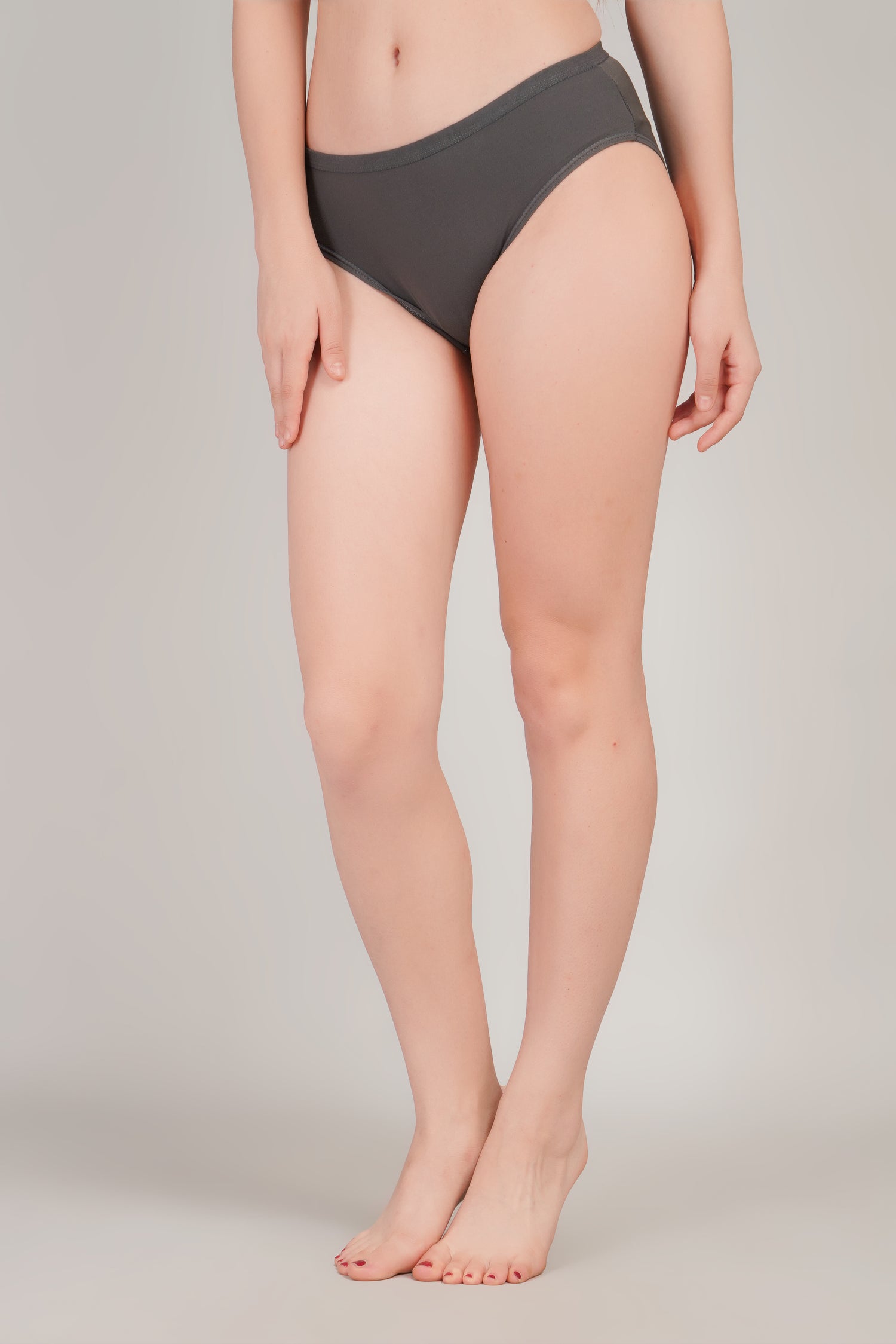 Yonika Komal Solid Panty – Grey - Everyday Comfort in Style