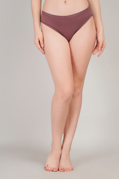 Yonika Komal Solid Panty – Dark Brown - Everyday Comfort in Style