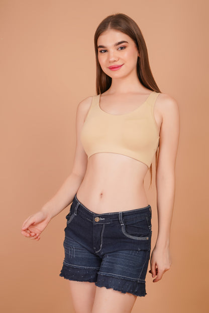 Elevate Sports Bra - Beige