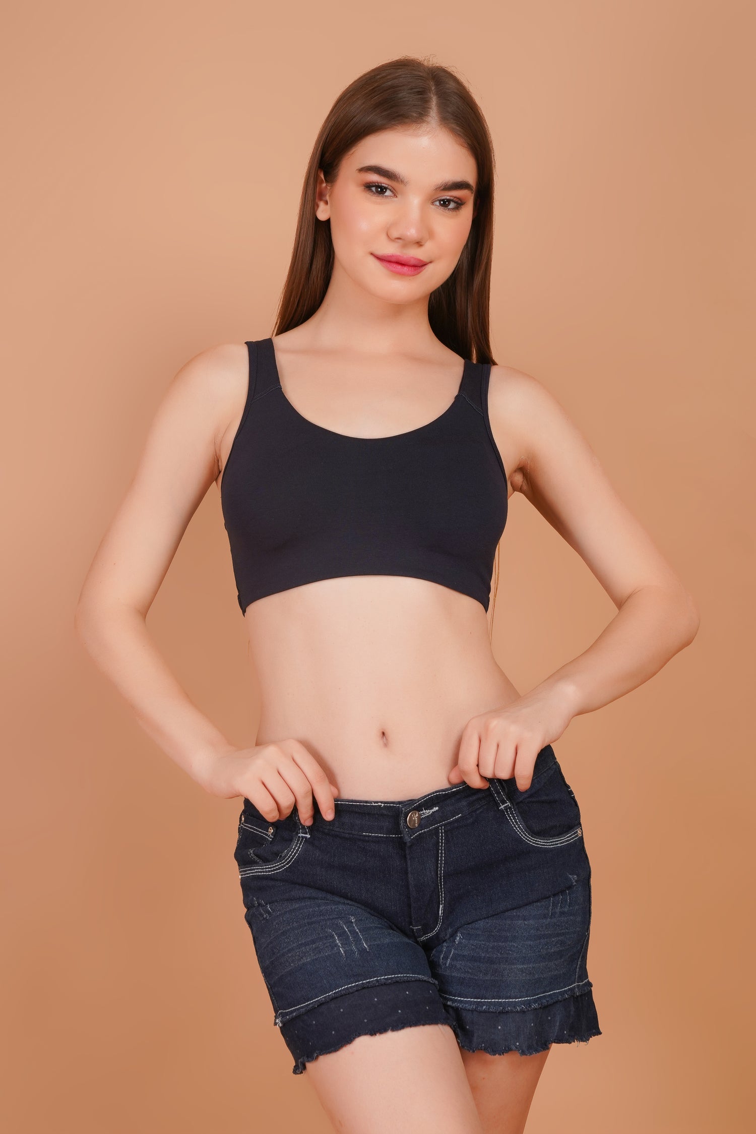 Elevate Sports Bra - Navy Blue