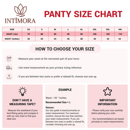 INTIMORA Pack of 7 Cotton Panties – Broad Waistband Mid Rise Printed